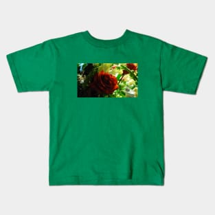 Beautiful Red Rose Kids T-Shirt